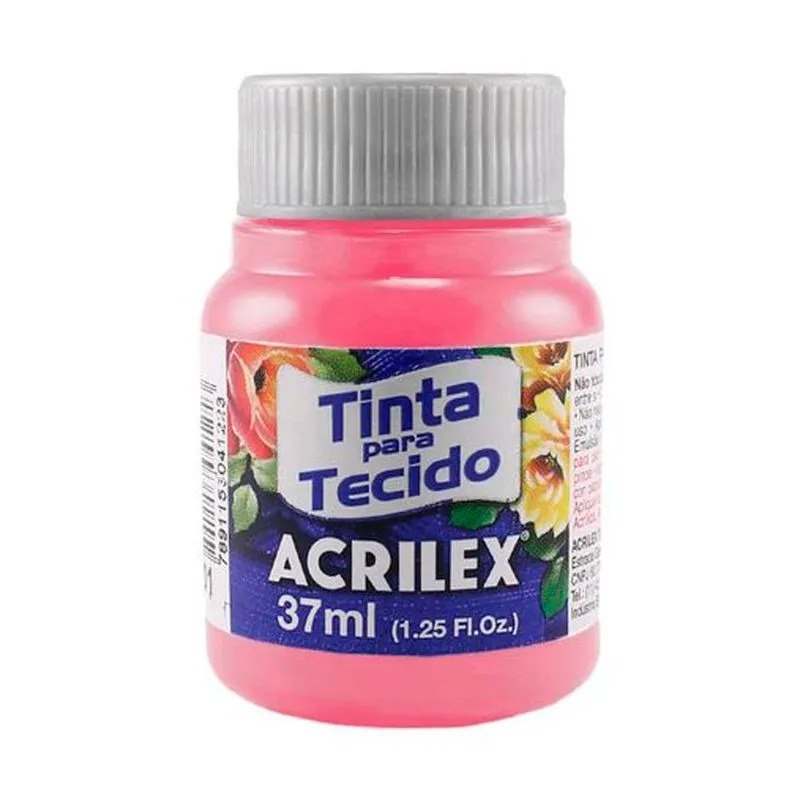 TINTA TECIDO ACRILEX ROSAS / LILAS 